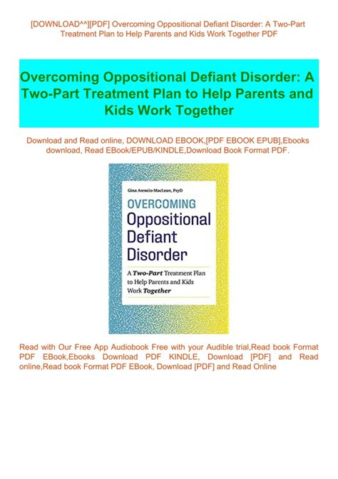 aba therapy for oppositional defiant disorder|Oppositional Defiant Disorder Treatment Plan .